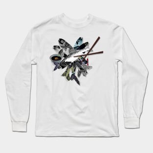 Lazy Chef Sashimi. Long Sleeve T-Shirt